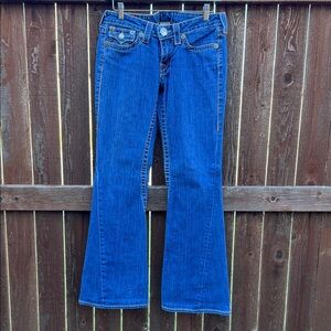 True Religion Dark Blue Flare Jeans